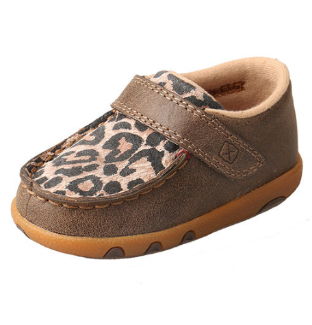 Twisted X Infant's Leopard Driving Moc.