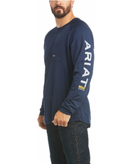 Ariat Men's Rebar Heat Fight Long Sleeve Shirt.