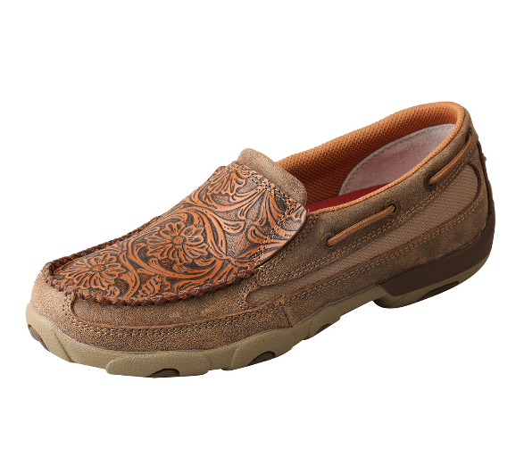 Twisted X Women's Tooled Driving Moc.