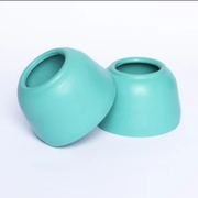 Horse Craft Turquoise Rubber Pull on Bell Boots.
