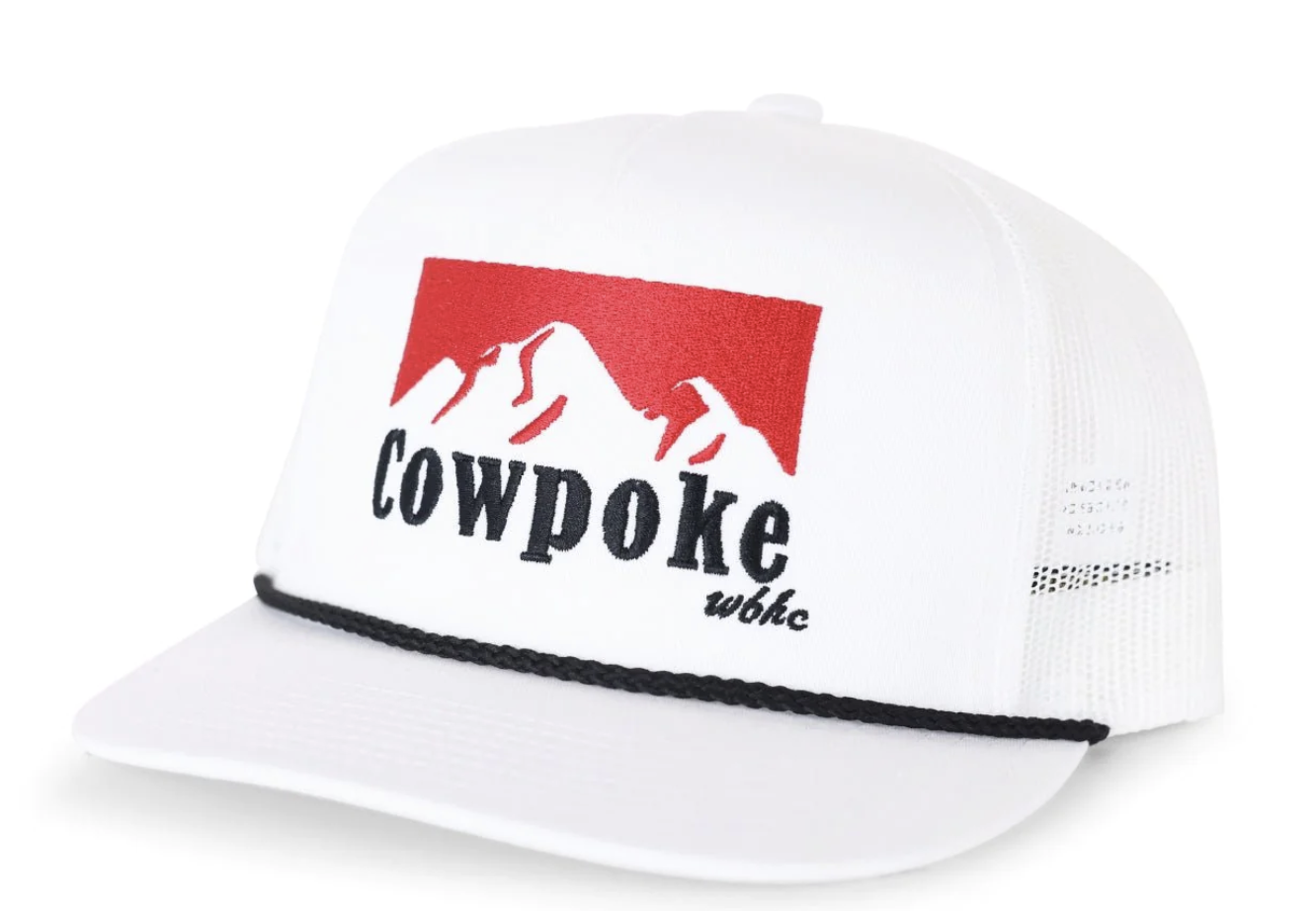 Whiskey Bent Cowboy Killer White Cap.