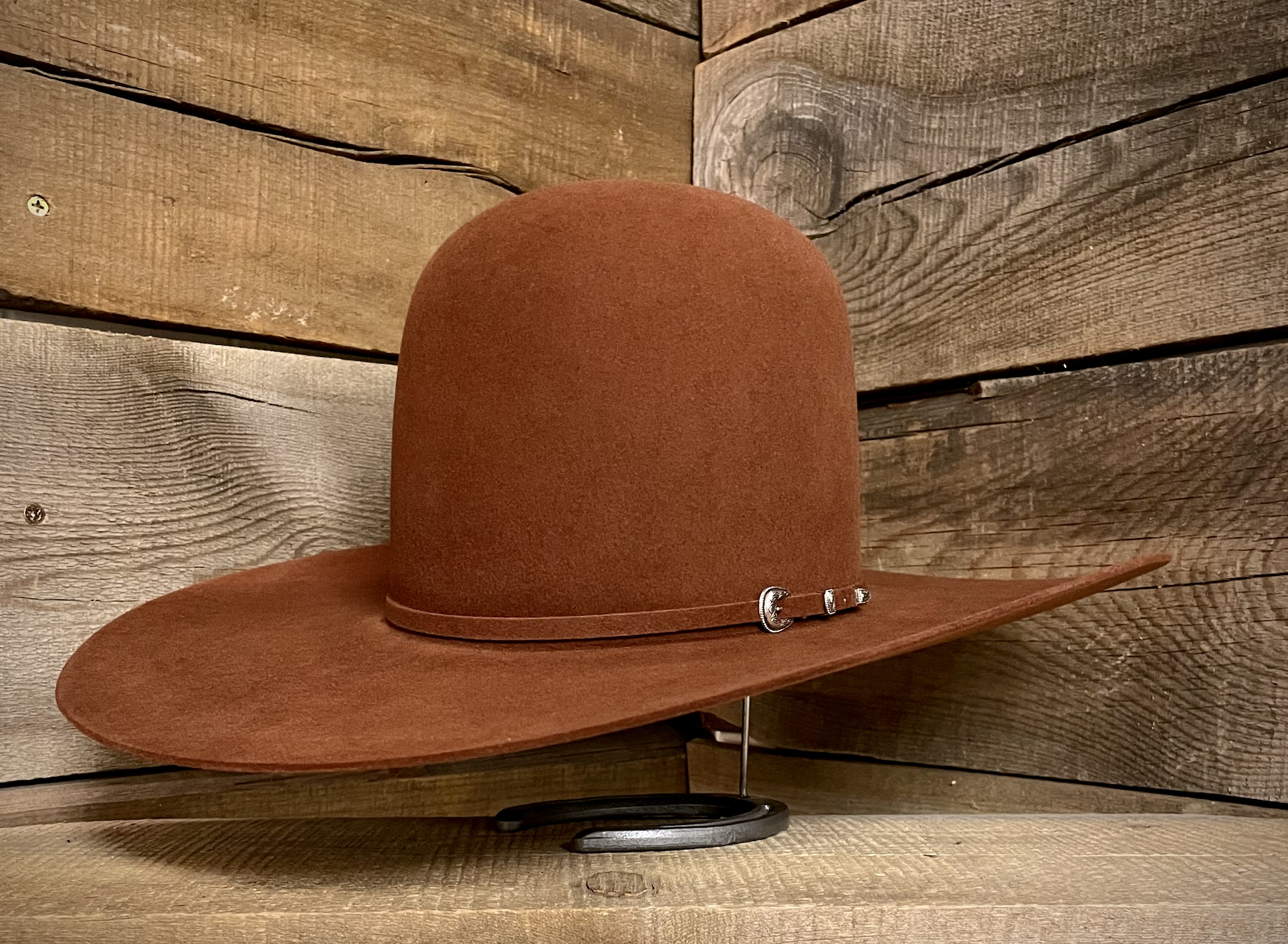 Rodeo King 7X Rust 4 1/2" Felt Hat.