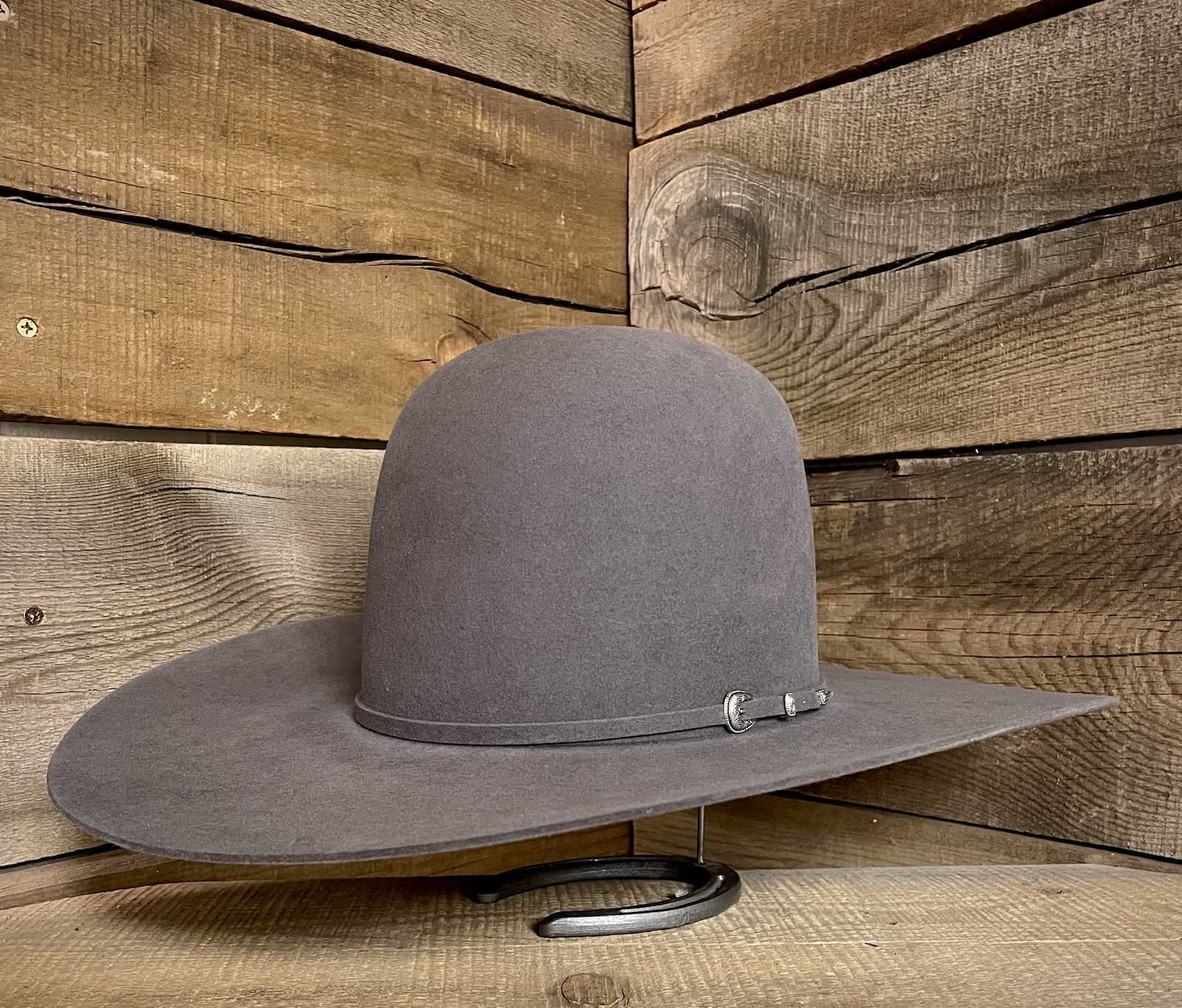 Rodeo King 7X Slate 4 1/2" Felt Hat.