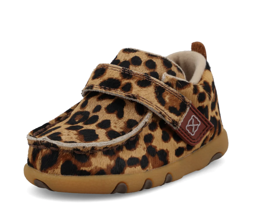 Twisted X Infant's Leopard Driving Moc.
