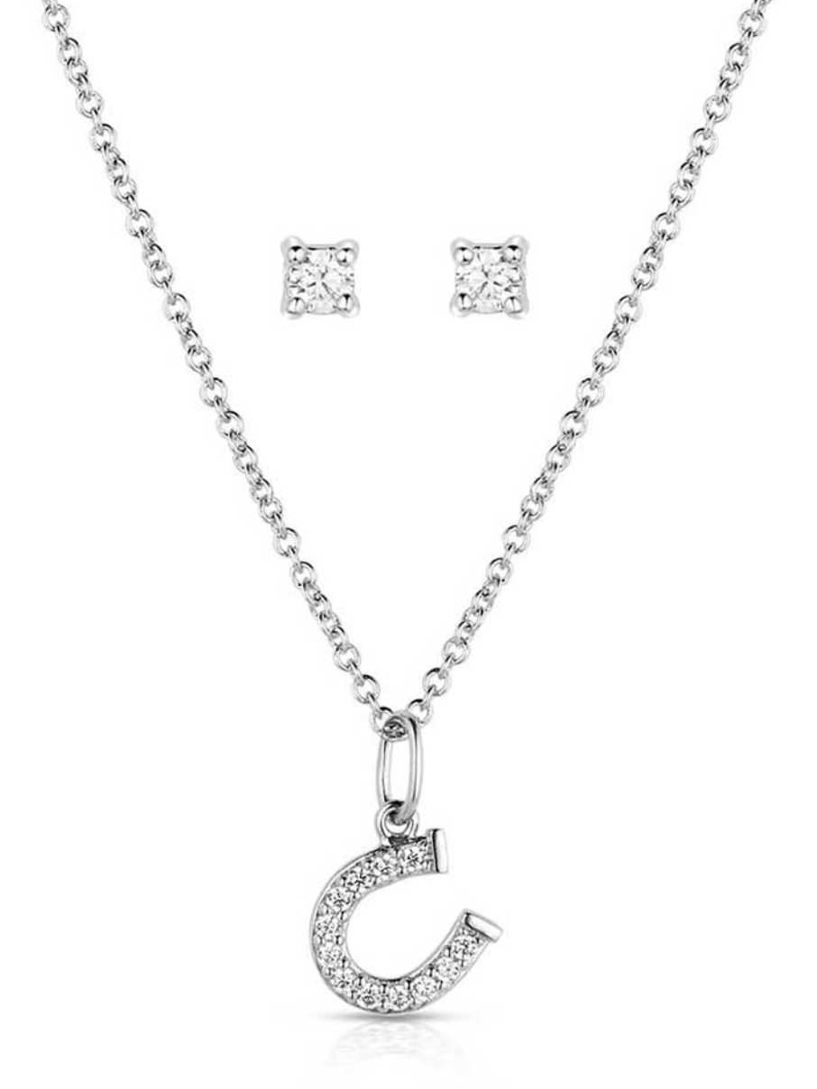 Montana Silversmiths Effortless Shimmer Jewelry Set.