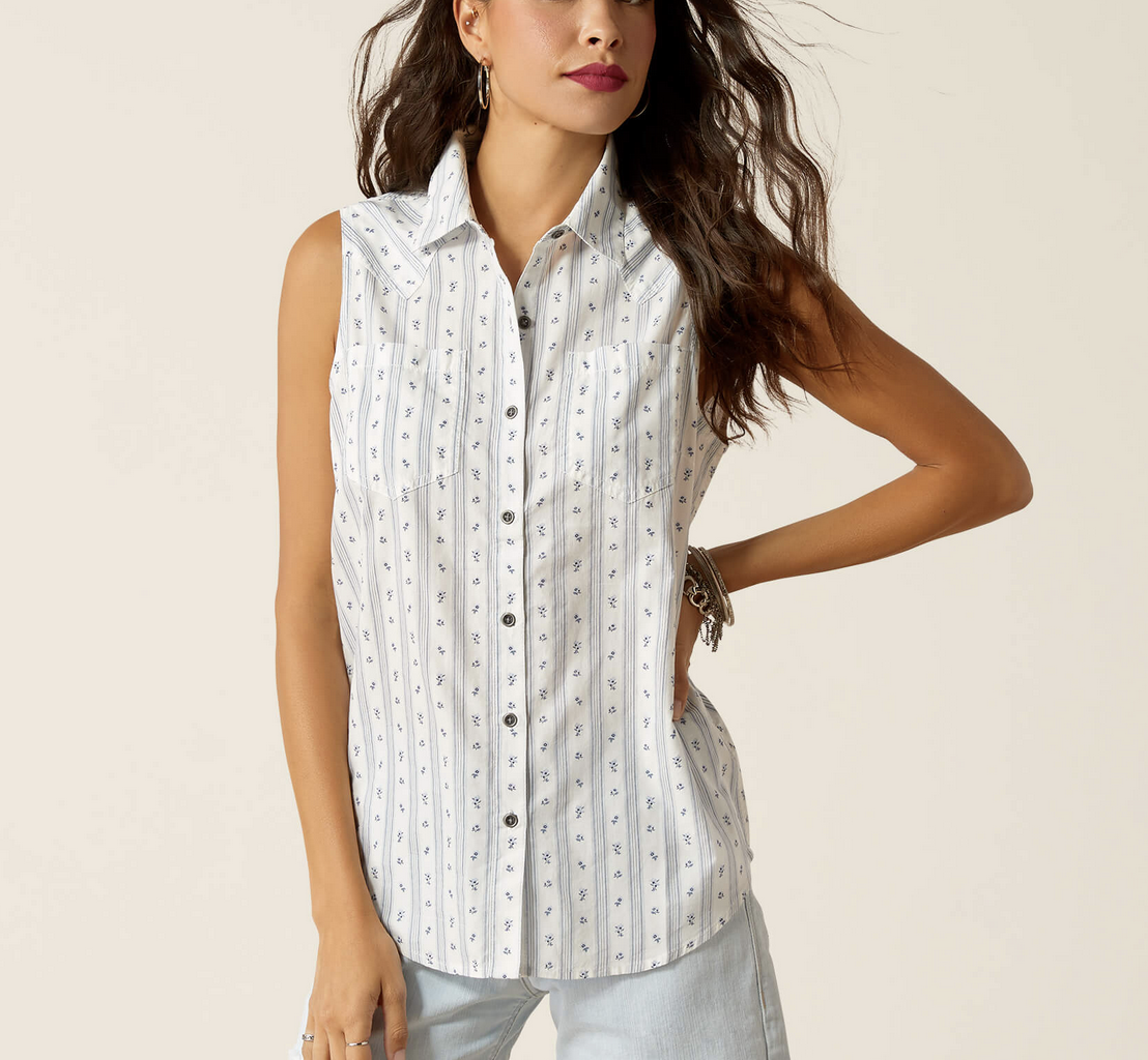 Ariat Women's Billie Jean Button Up Tank.