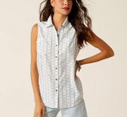Ariat Women's Billie Jean Button Up Tank.
