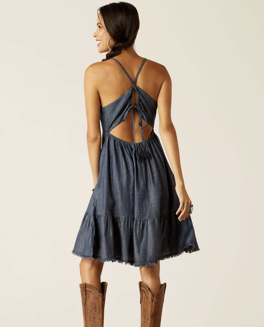 Ariat Women's Calico Indigo Rinse Dress.