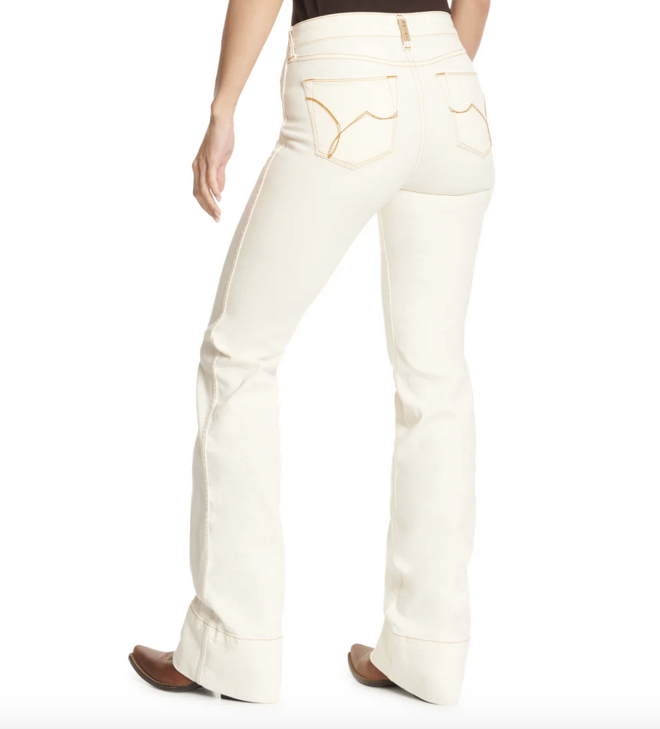 Ariat Women's Larissa White Slim Trouser.