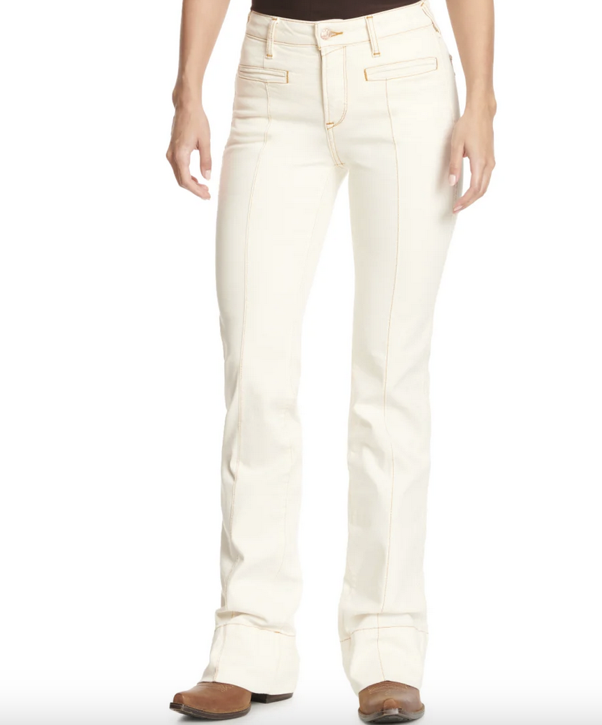 Ariat Women's Larissa White Slim Trouser.