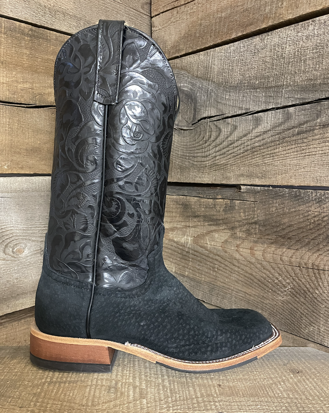 Anderson Bean Men's Black Carpincho Boot.