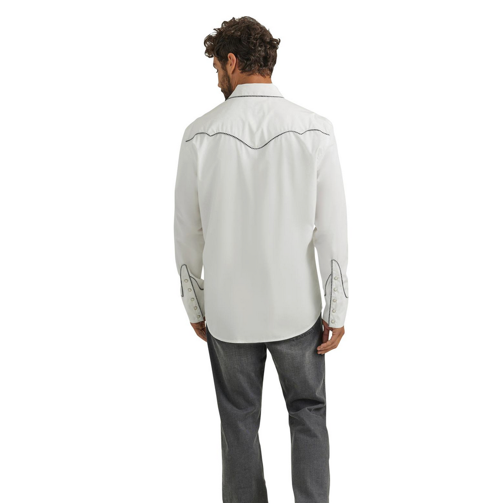 Wrangler Western Cord Shirt – Camicia Uomo In Puro Cotone – Vestibilità Regolare – Stile Casual