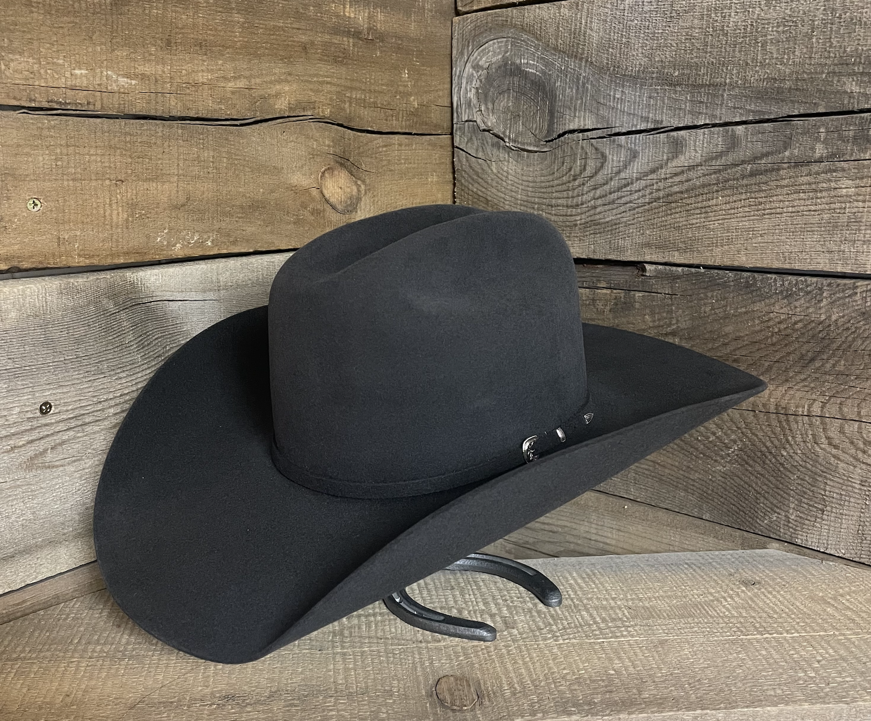 Rodeo King 5X Charcoal Top Hand Felt Hat.