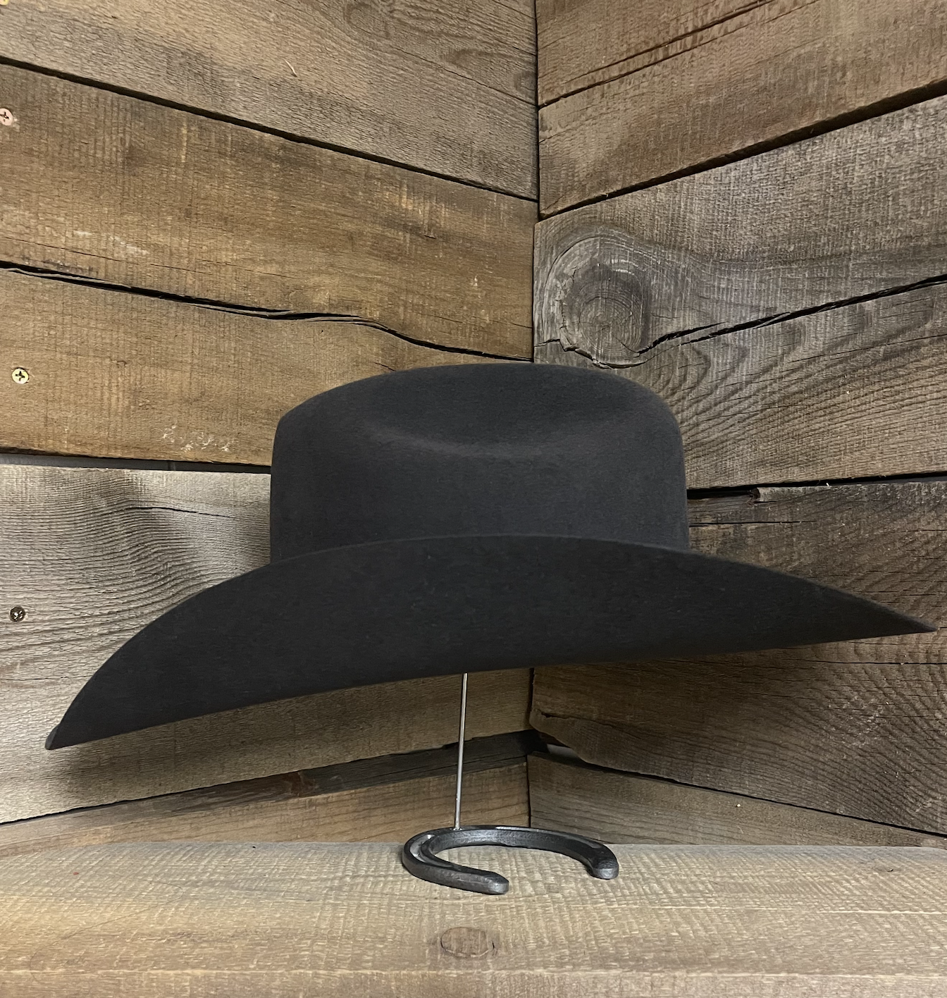 Rodeo King 5X Charcoal Top Hand Felt Hat.