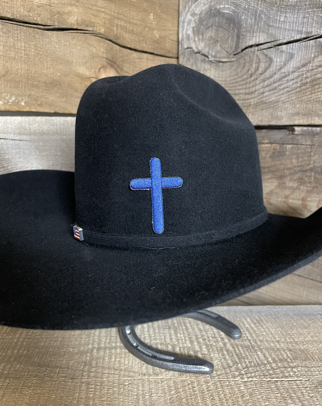 MI Sports Cross Hat Patch.