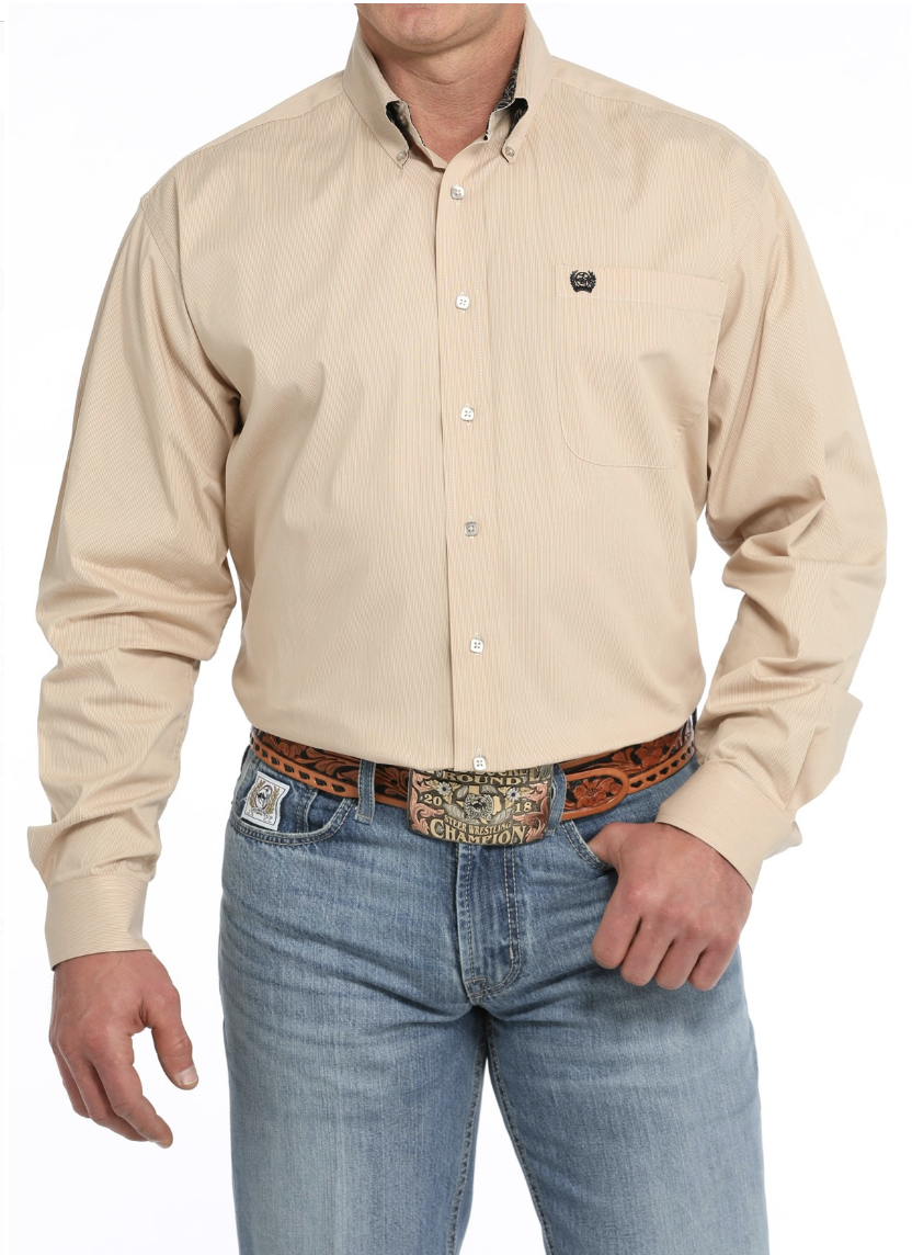 Cinch Men's Microstrip Button Down Shirt.