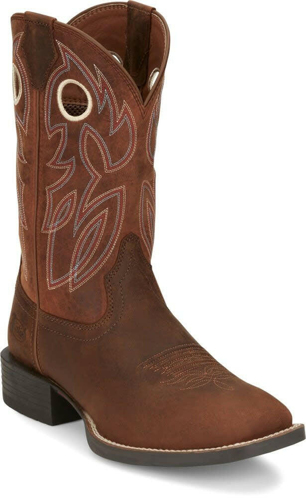 Justin Men's Bowline Bronze Western Boot.