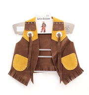 Little Outsole Faux Suede Cowboy Vest 5083202