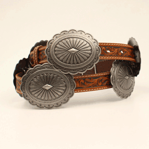 Ariat Women's Brown Leather Concho Belt A1530508