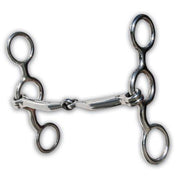 Professional's Choice Short Shank Smooth Snaffle Gag Bit EQB-402