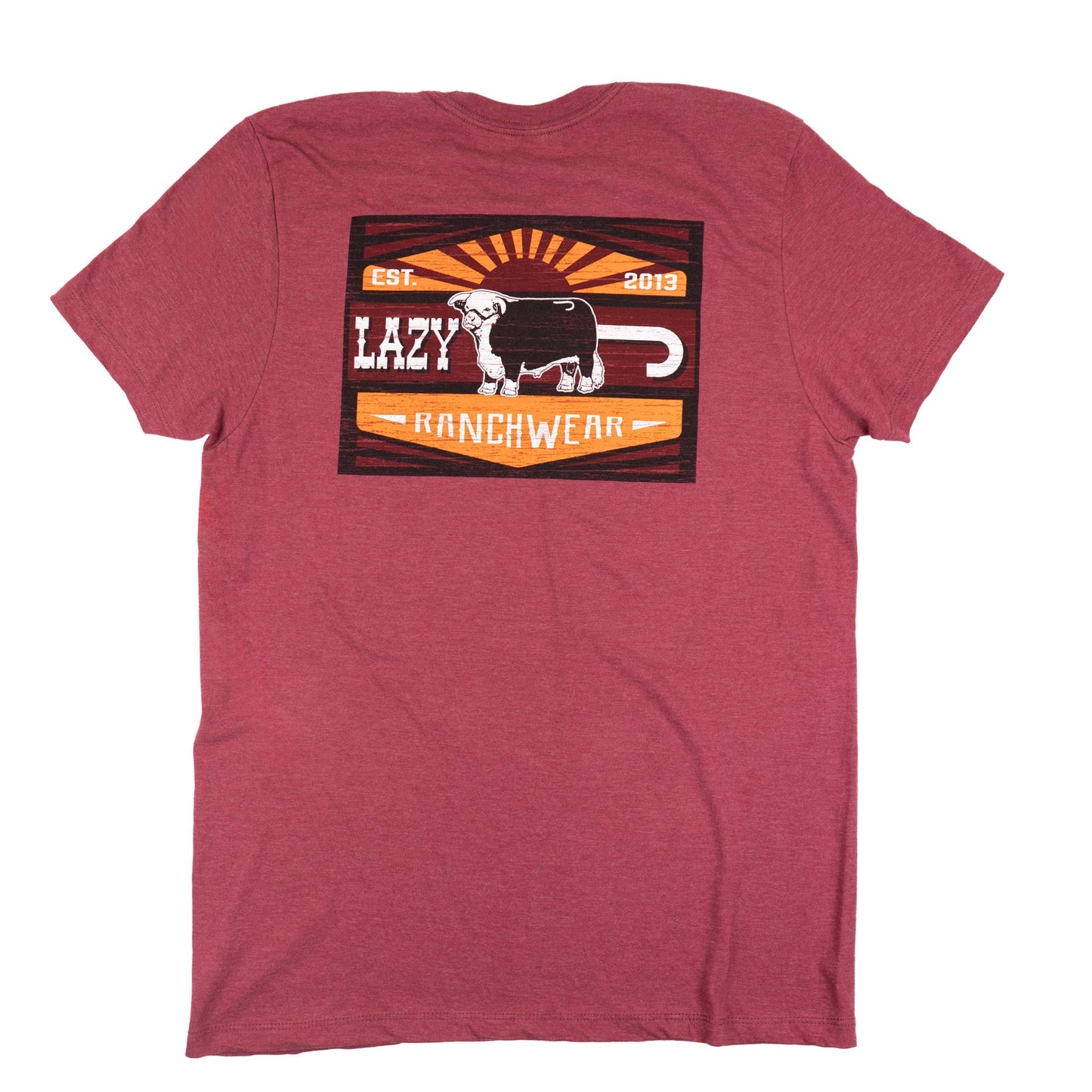 Lazy J Smokeless Red Graphic Tee LJSS-2517
