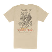 Sendero Official Western Cream Graphic Tee.