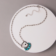 SP Sophia Collection Ace of Spades Necklace N18255SBTQ
