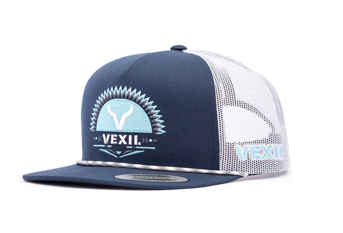 VEXIL SUNRISE NVY/WHT MESH CAP HT-226-010-N.