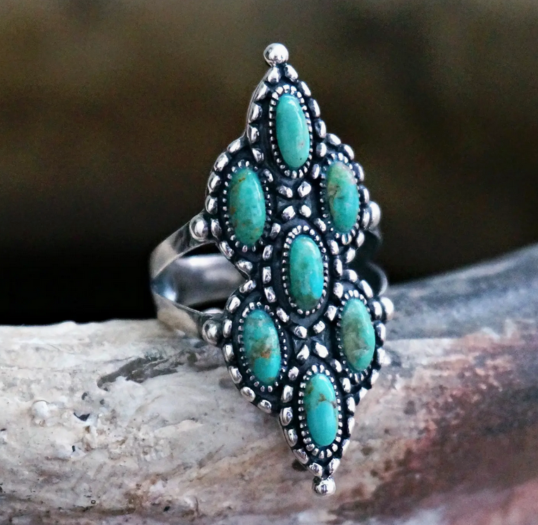 Sowell Jewelry Achilles Turquoise Ring RS2673-A