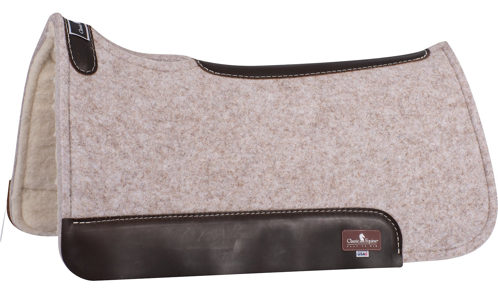 Classic Equine Orthopedic Felt/Fleece 3/4" Saddle Pad 31x32 TFPF340C32