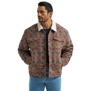 Wrangler Sherpa Lined Jaquard Blu Jacket 2381904.