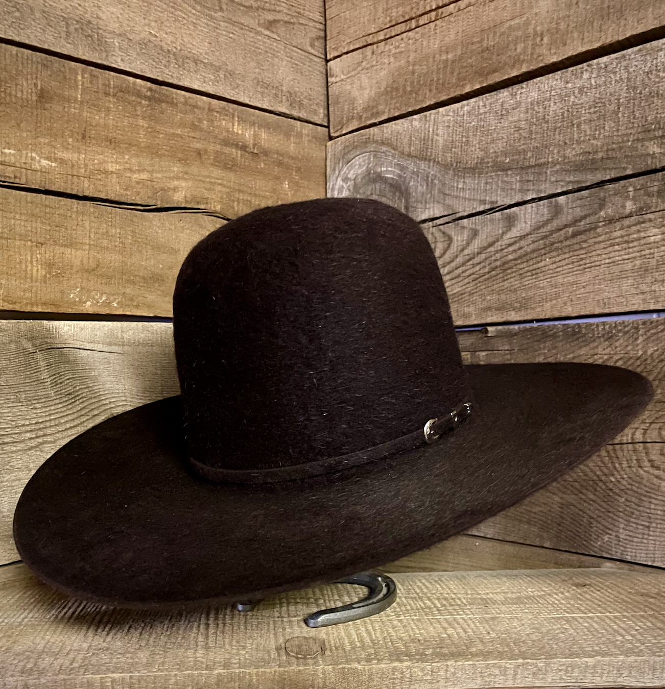 Rodeo King 10X Blk Cherry Grizzly Hat