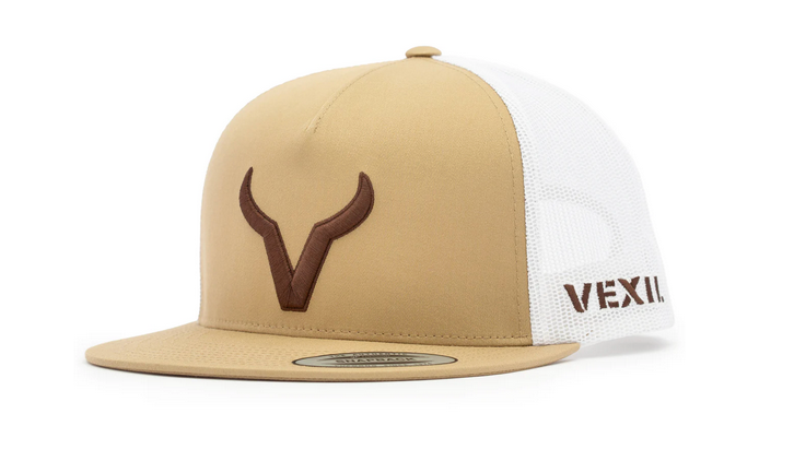 VEXIL BRN ICON KHAKI/WHT CAP HT-226-009-N.