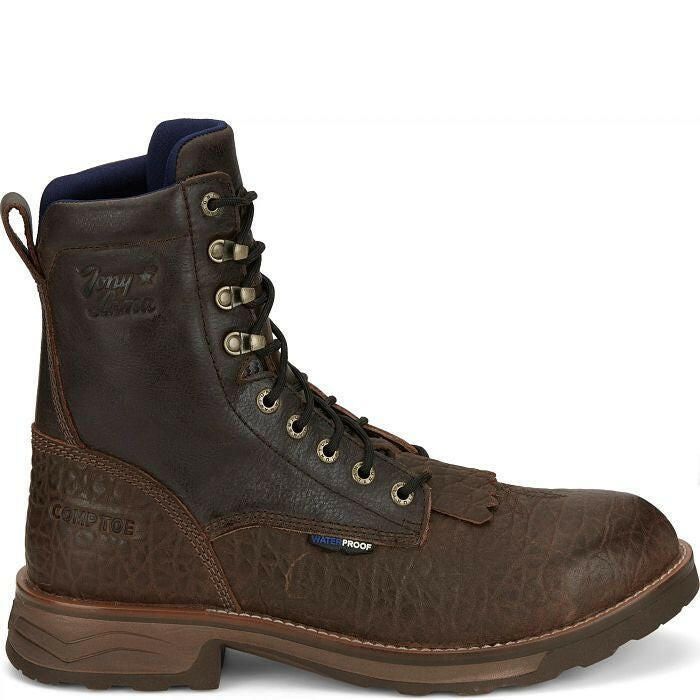 Tony Lama Men's Waterproof Composite Toe High Plains Work Boot.