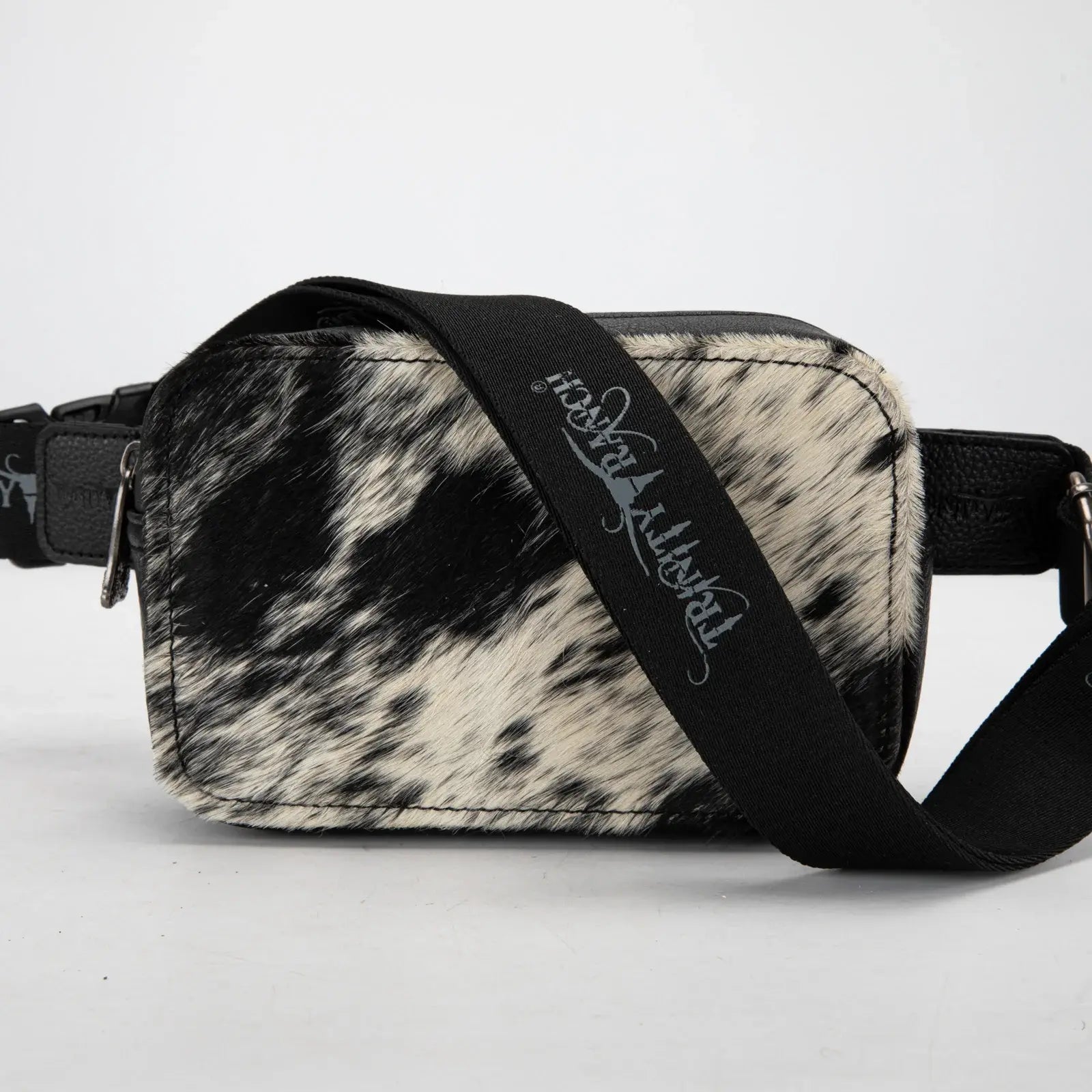 Trinity Ranch Cowhide Belt Bag.