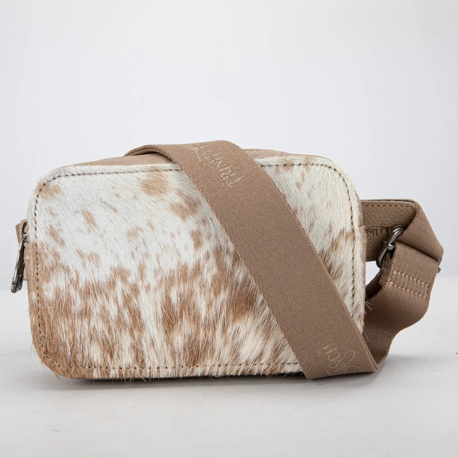 Trinity Ranch Cowhide Belt Bag.