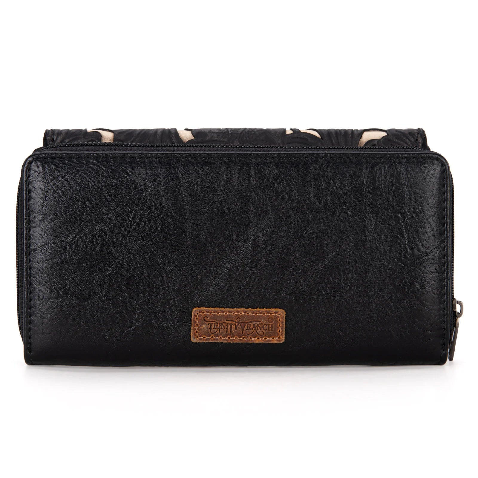 Trinity Ranch Floral Tooled Wallet.