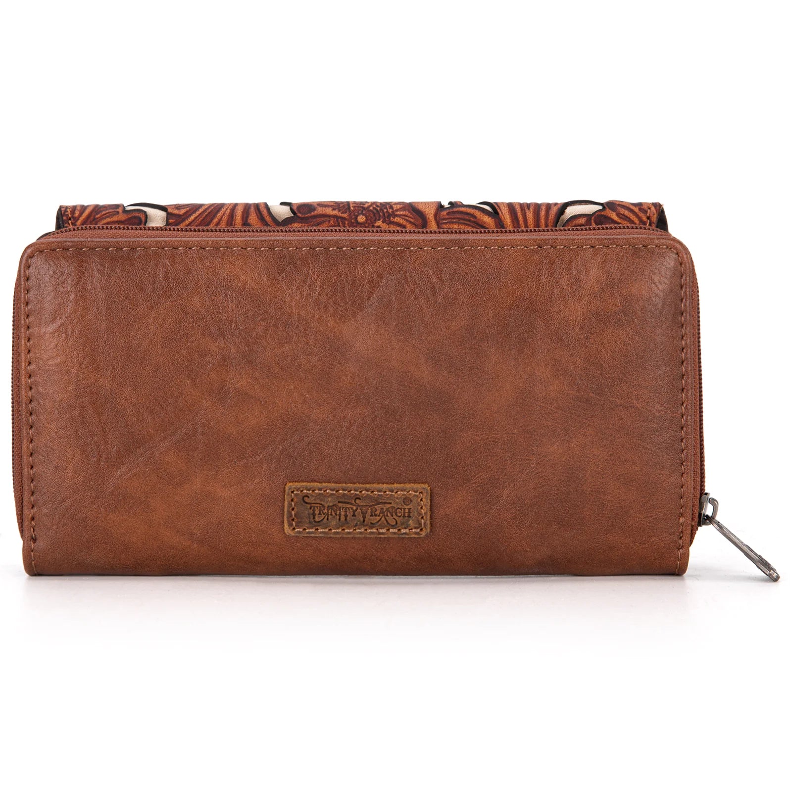 Trinity Ranch Floral Tooled Wallet.