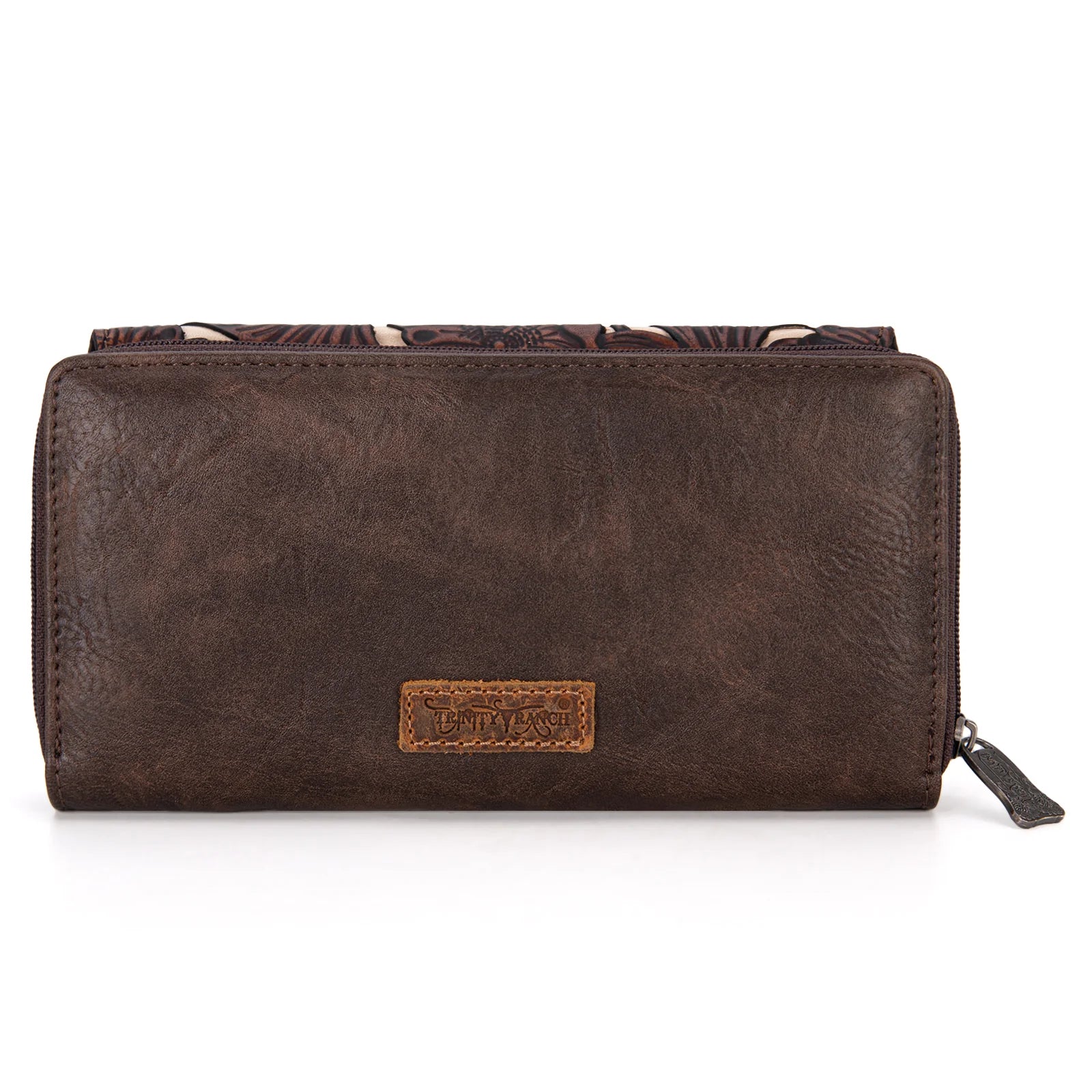 Trinity Ranch Floral Tooled Wallet.