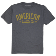 Rural Cloth Men's American Cattle Co Trademark Tee.