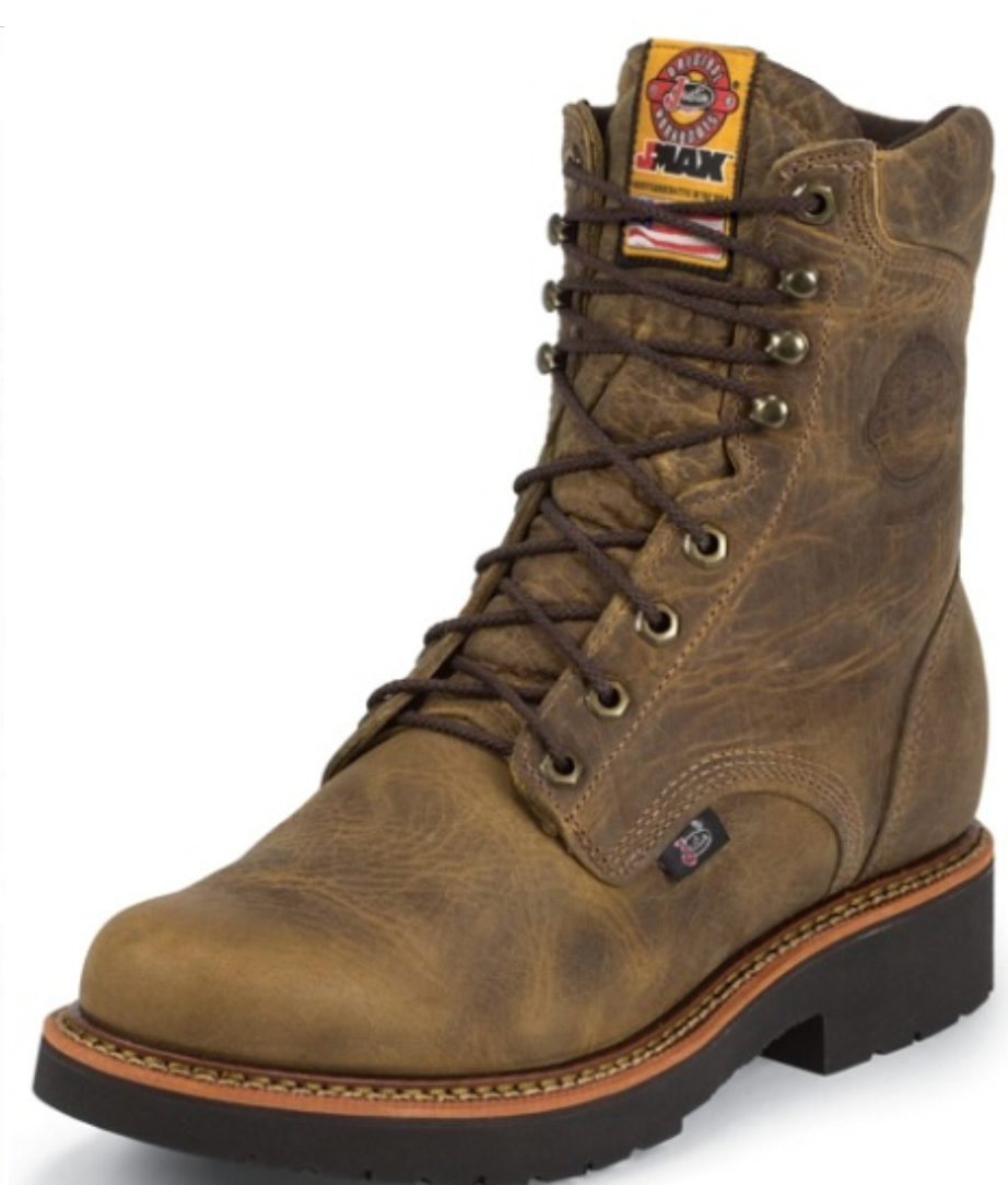 Justin Men's Rugged Tan Lacer Boot 440