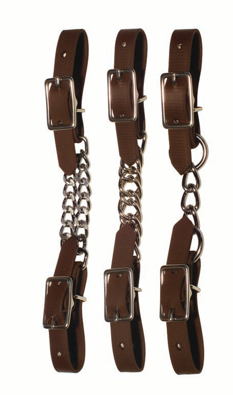 Berlin Custom Leather Beta Single Chain Curb Strap BE415C