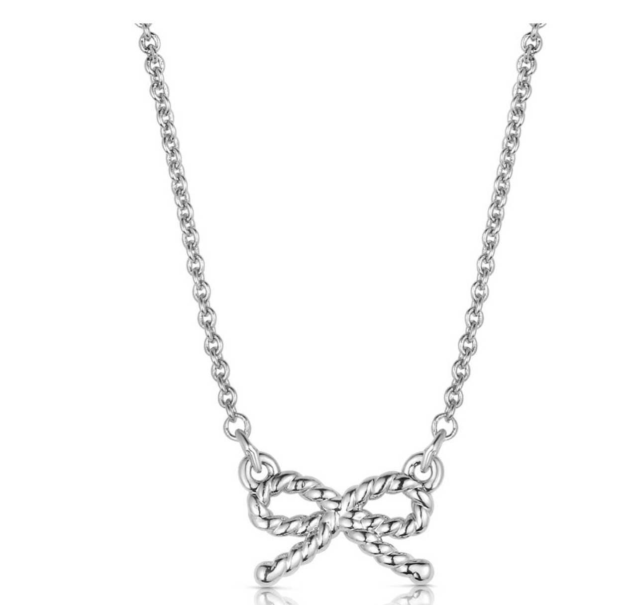 Montana Silversmiths Cowgirls Bow Necklace NC6295