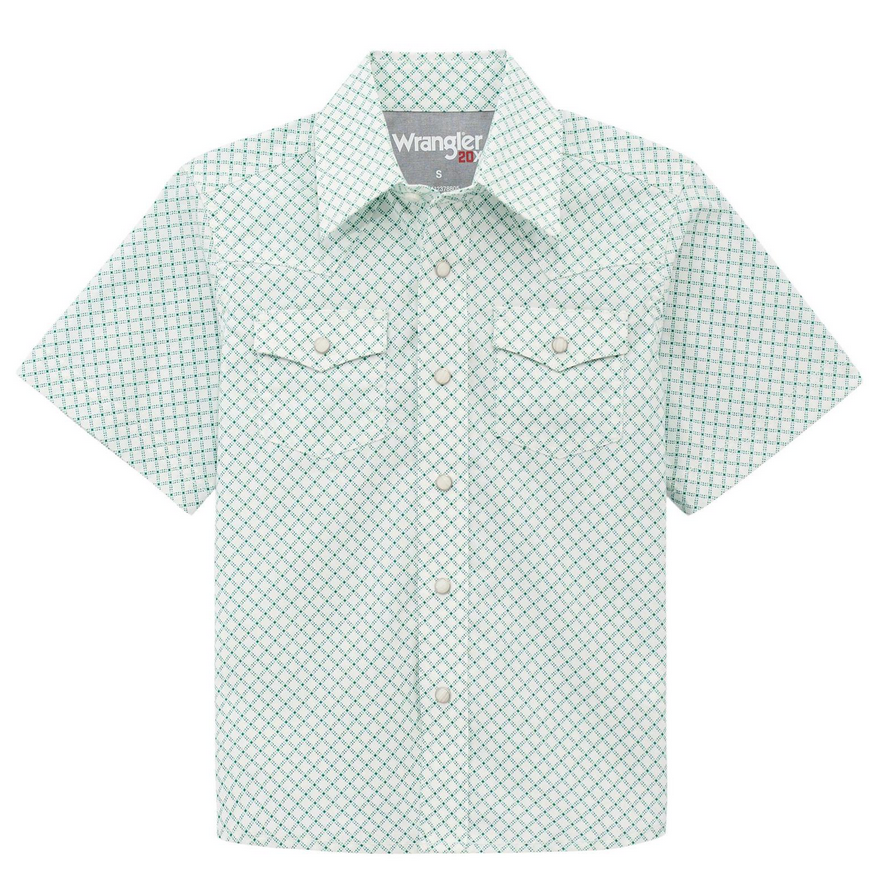 Wrangler Boy's 20X Green Advanced Comfort Shirt 2378805