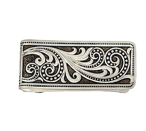 Montana Silversmiths Western Lace Whisper Money Clip MCL16RTS