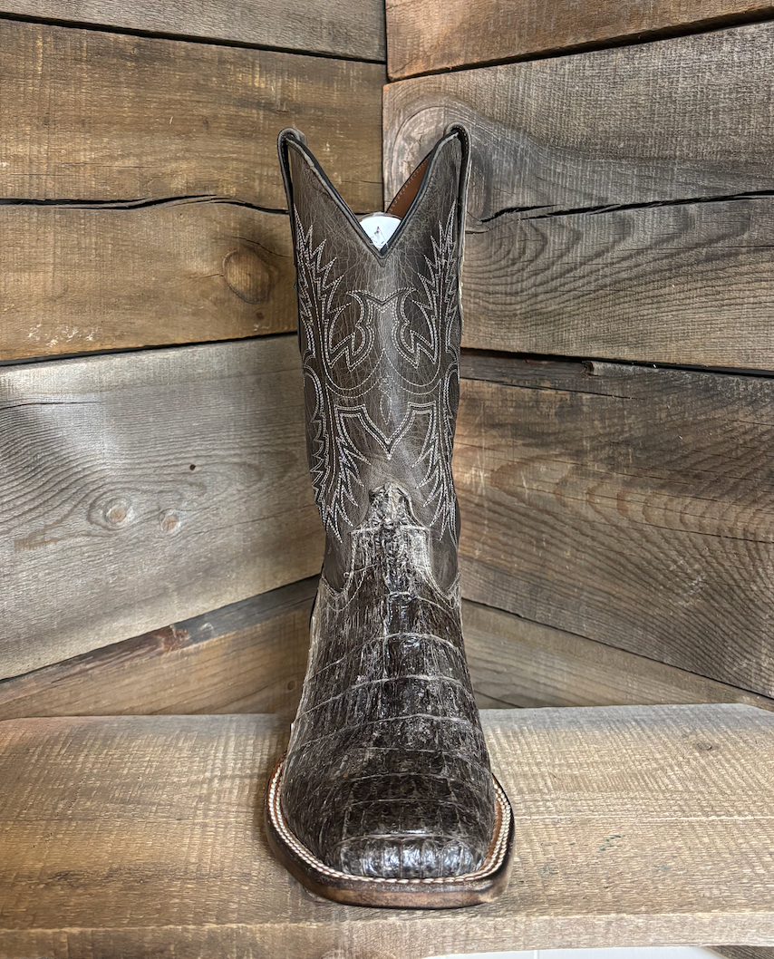 Black Jack Men's Natural Reverse Tail Caiman 7203-96