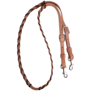 Martin Saddlery 5/8" Latigo Laced Barrel Rein BR58BLL
