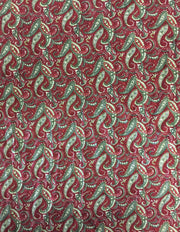 Wyoming Traders Wine Olive Paisley Wild Rag