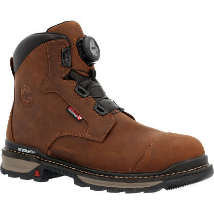 Rocky Men's Rams Horn BOA Composite Toe Waterproof Work Boot.