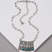 SP Sophia Collection Playing Card Necklace N19259SBTQ.